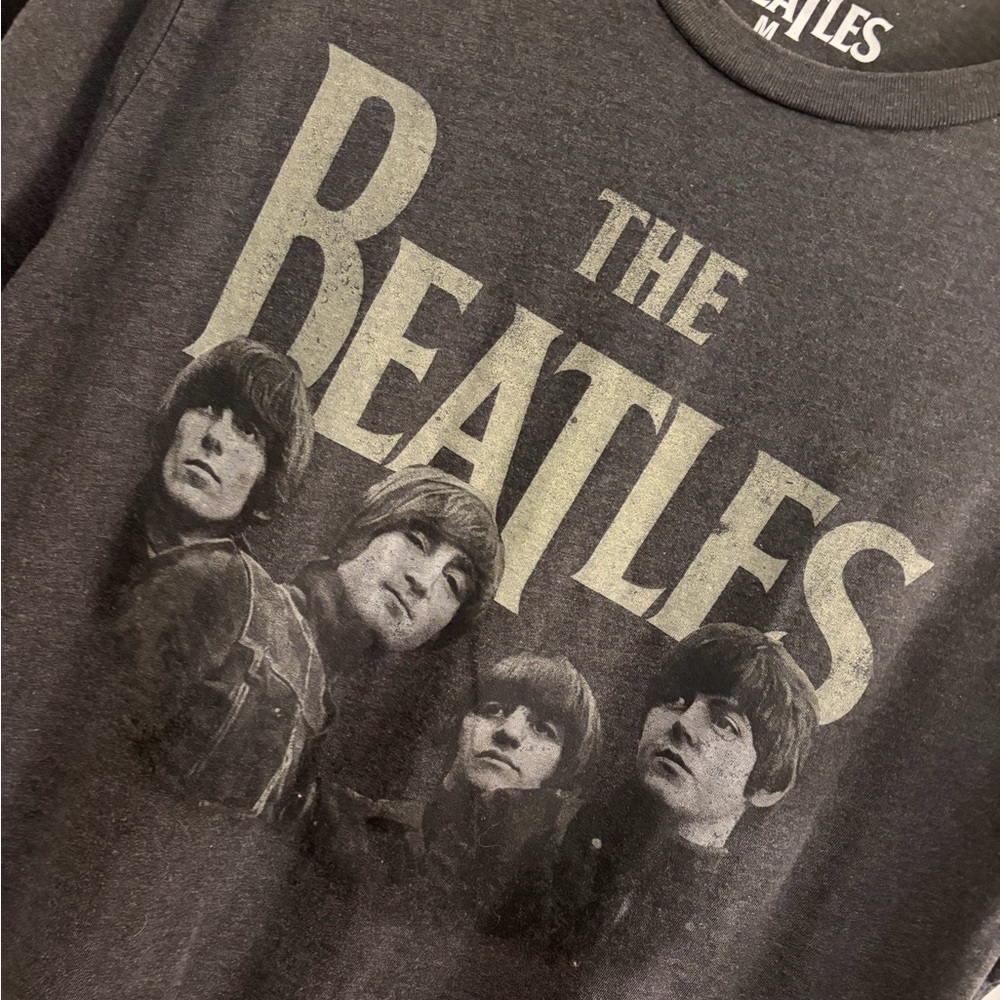 The Beatles Gray Short Sleeve Tee - Picture 2 of 4